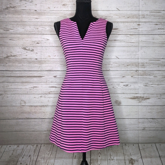lilly pulitzer • brielle stripe fit & flare dress - Picture 3 of 9